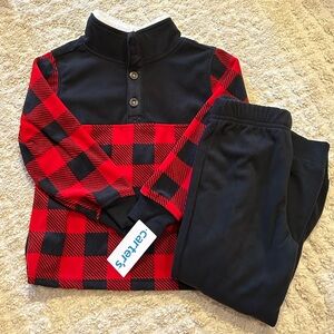 NWT Carter’s Fleece Pullover & Pants Set